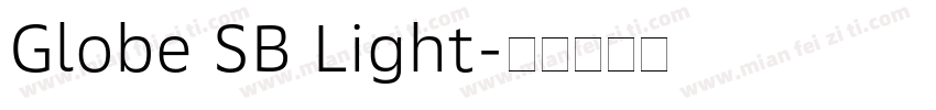 Globe SB Light字体转换
